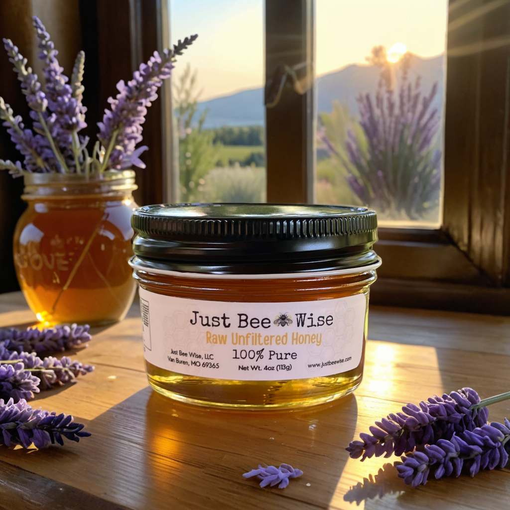 Raw Honey 4oz - Front